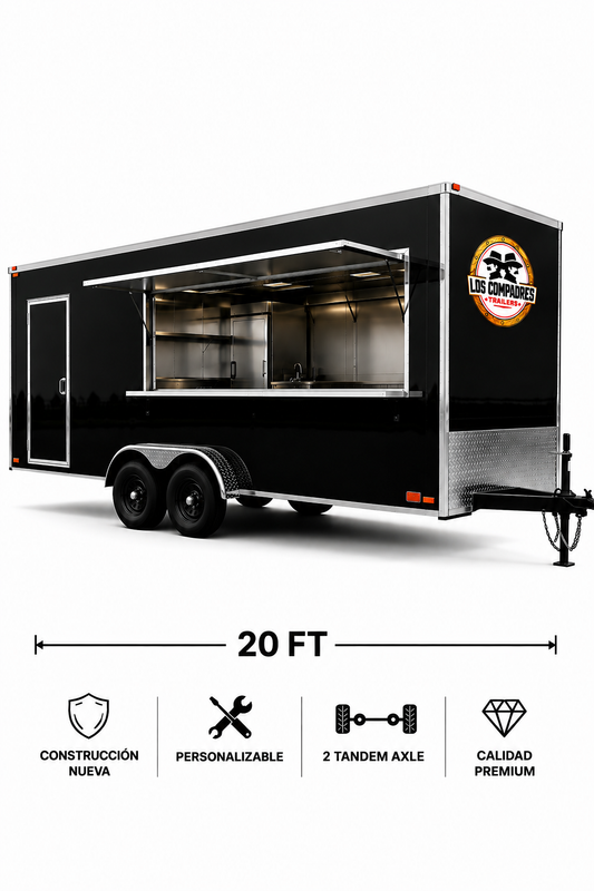 FOOD TRAILER 8' x 20' 2 TANDEM AXLE • FULLY CUSTOMIZABLE